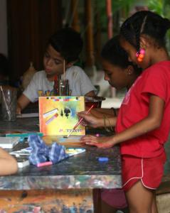 Participantes de Infantilarte, Julio 2007.